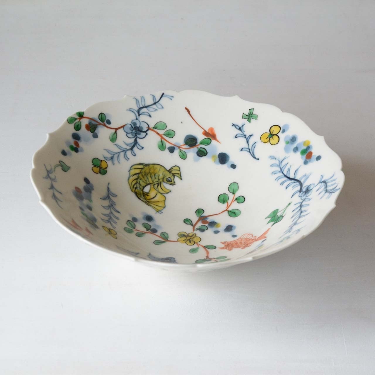 ももも様宮田竜司 呉須赤絵稜花豆皿・前田麻美 ダリア2枚 新品 ももも様宮田竜司 呉須赤絵稜花豆皿・前田麻美 ダリア2