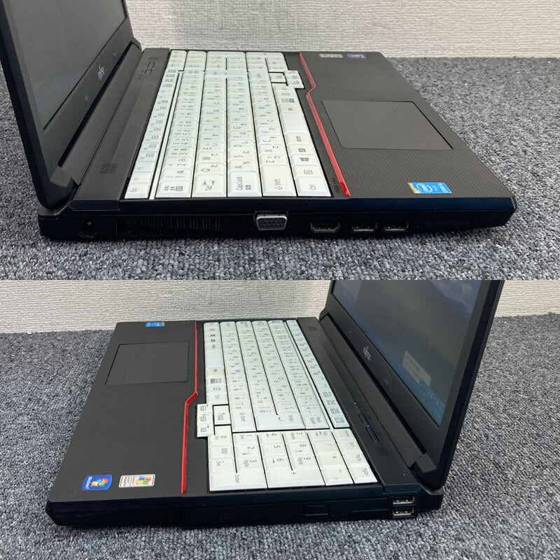 WinXP+7 デュアルOS 第4世代CPU搭載 高速SSD使用 ☆ 富士通 LIFEBOOK