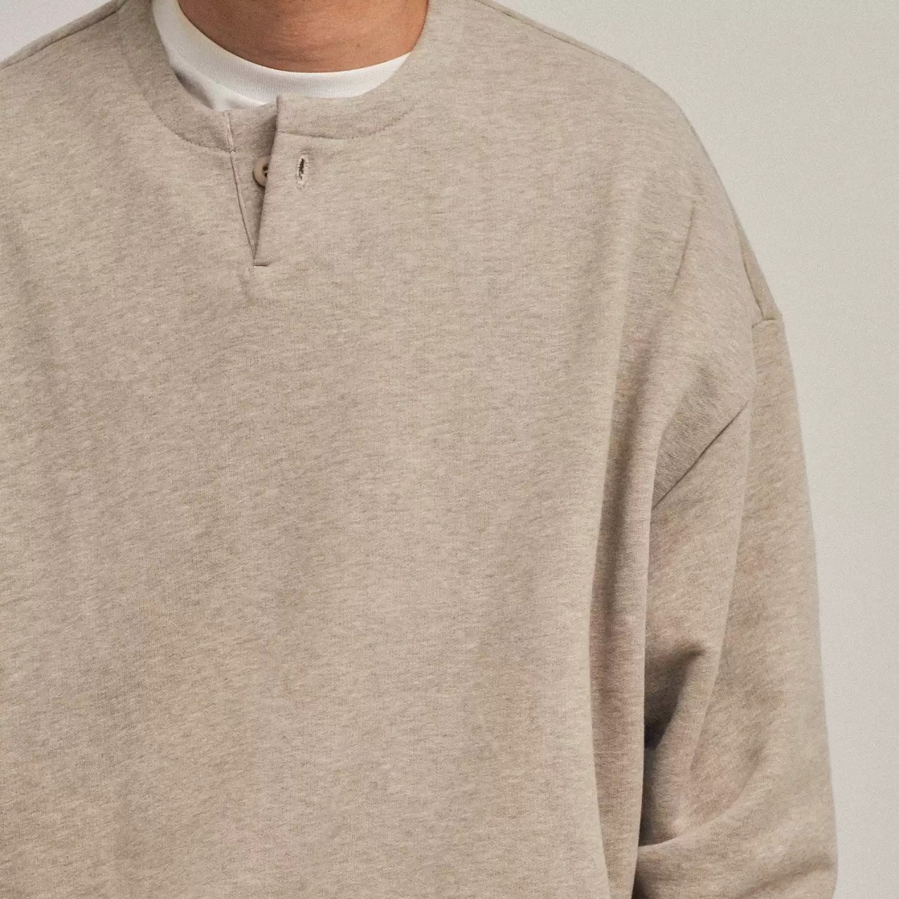 ハーフジップ ワイドスウェット A1986 - 1