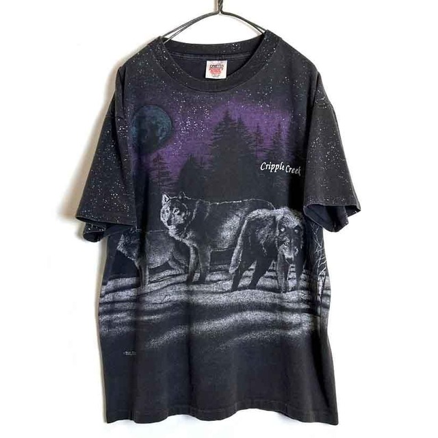 【Cripple Creek】Vintage Souvenir T-Shirt【1990s-】Vintage Animal Print Souvenir Tee