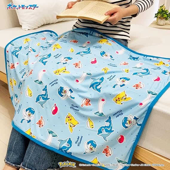 MORIPiLO モリシタ 膝掛け ブランケット ポケモン ピカチュウ 70x100cm