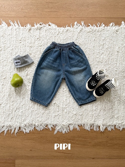 pipi［取寄］banding denim pants 26autumn