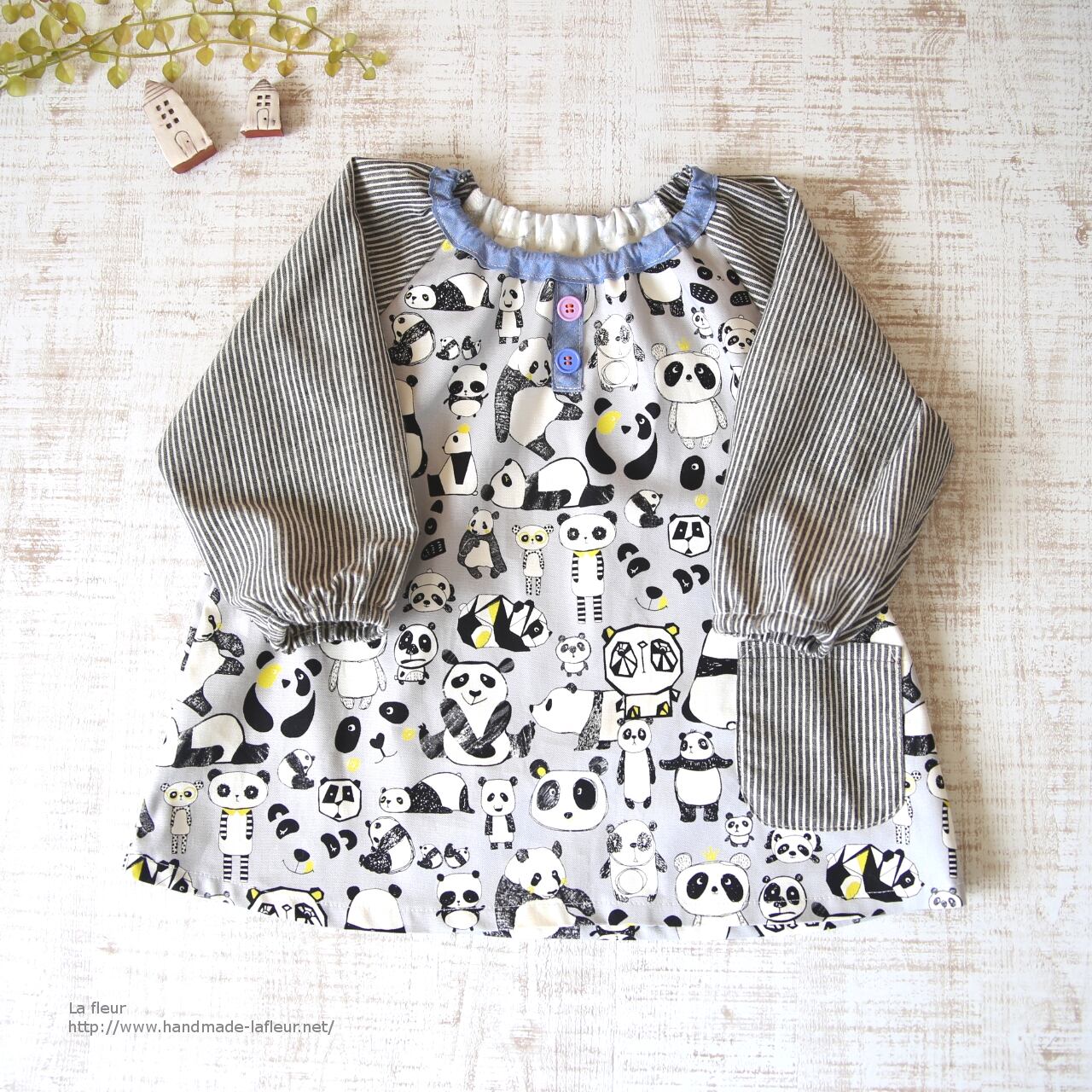 ハンドメイド子供用スモック スモック | ハンドメイド雑貨La fleur