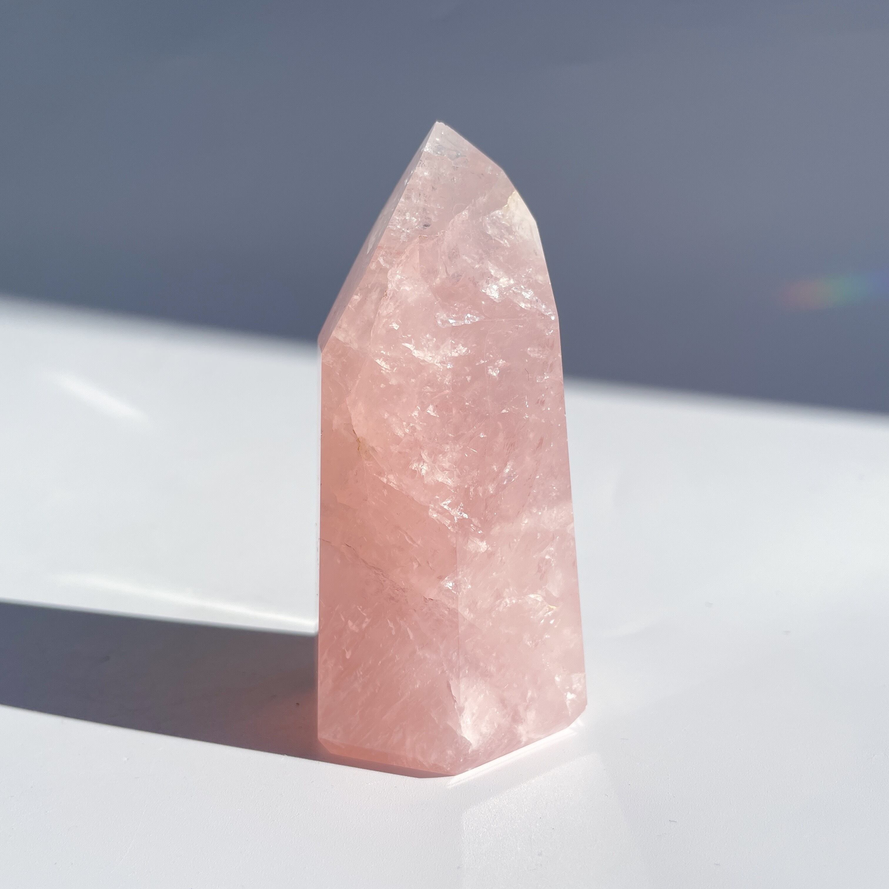 ローズクォーツタワー14◇Rose Quartz Tower◇天然石・パワーストーン