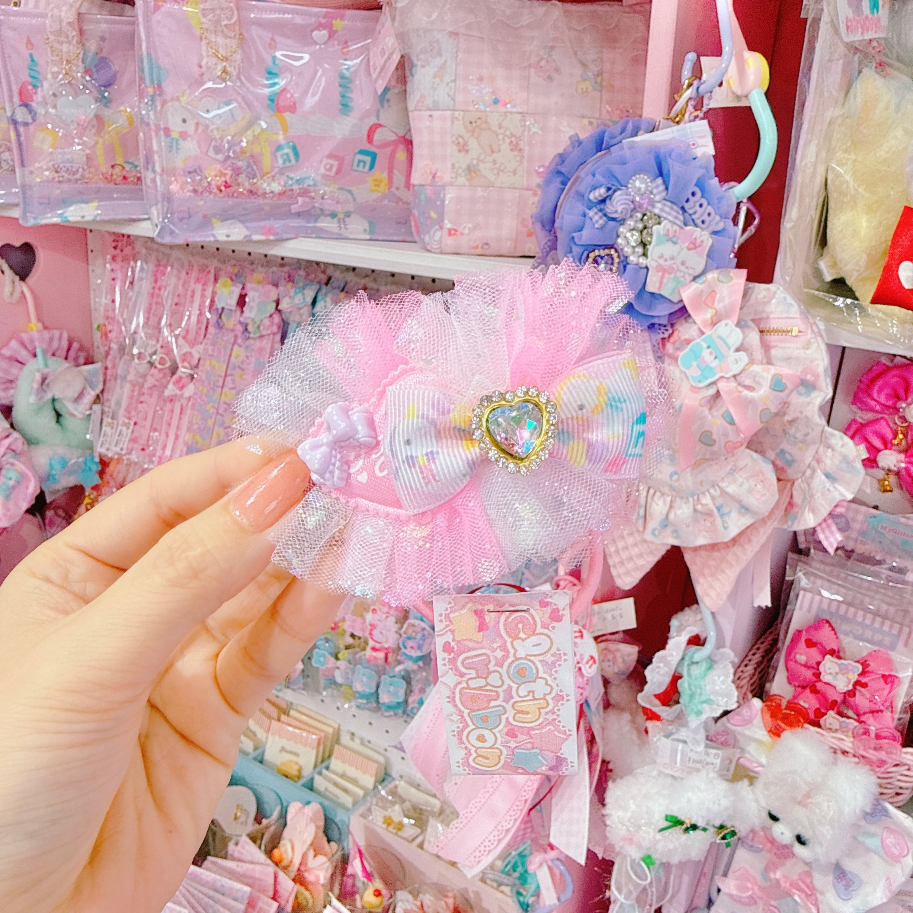 【C5】86-24チュールヘアゴム