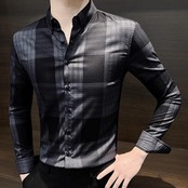 plaid shirt tops 00323