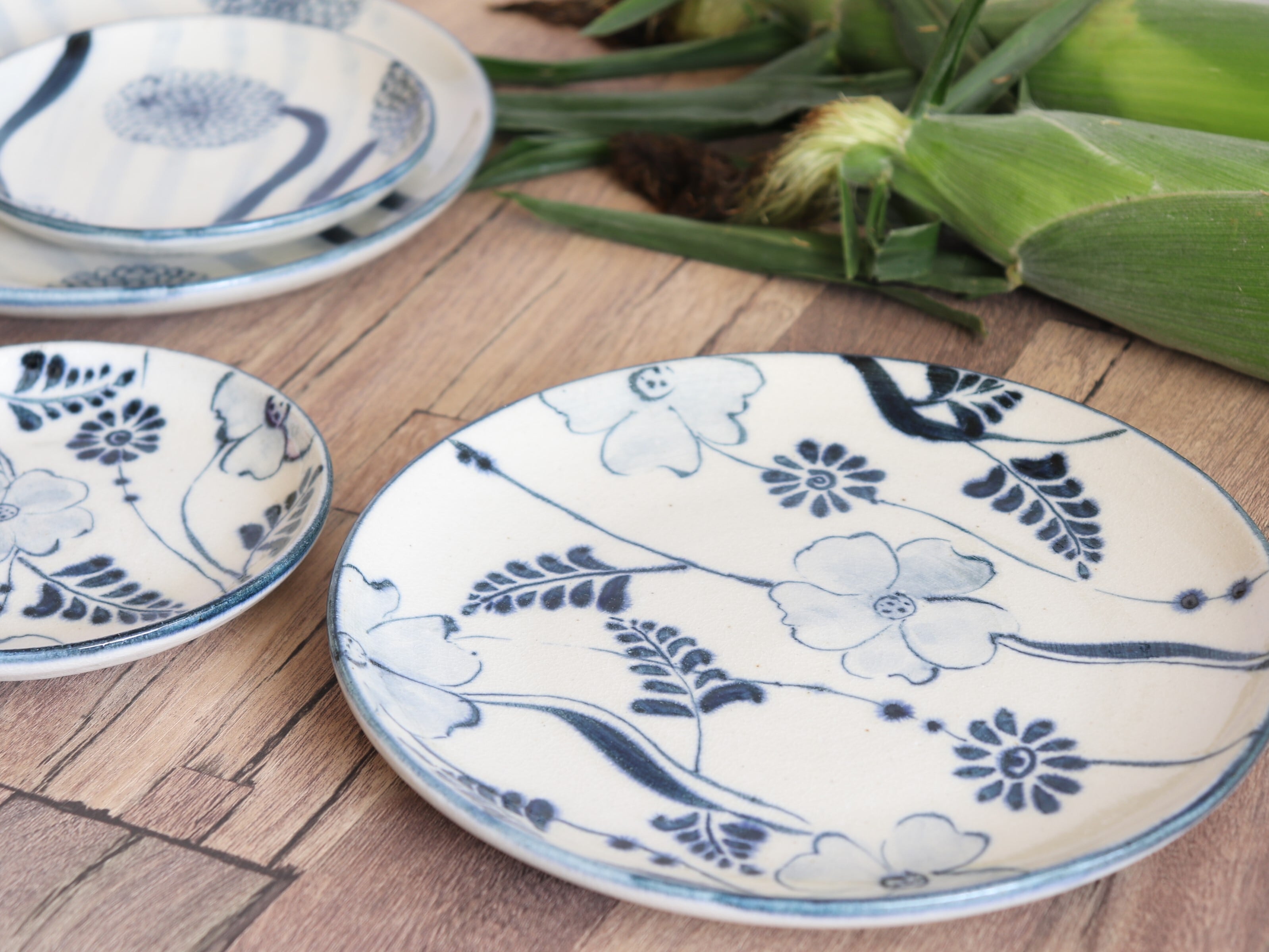 安南 丸小皿 花車 | 宗山窯