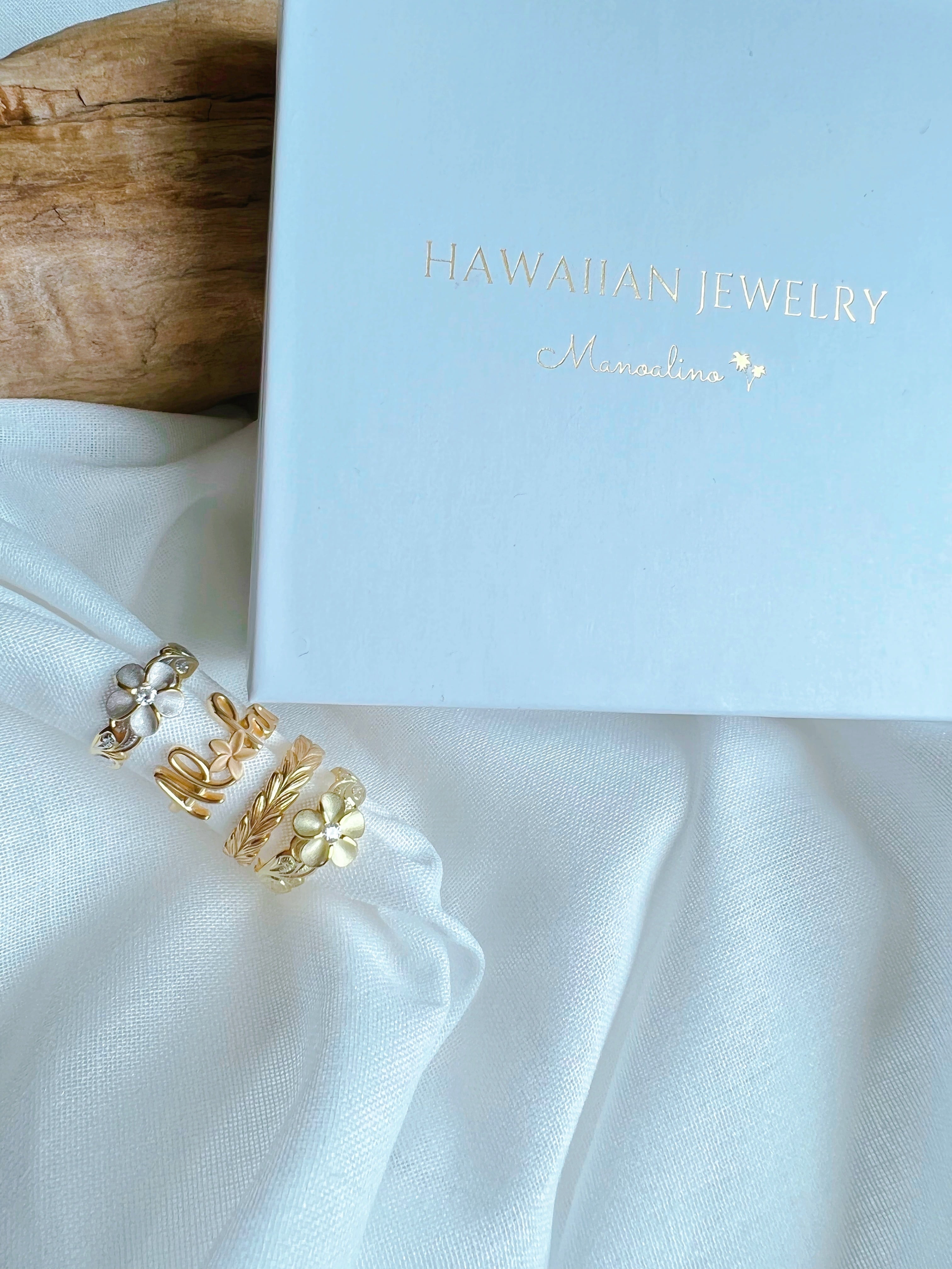 Toe ring Plumeria Maile Hawaiianjewelry(ハワイアンジュエリートゥー