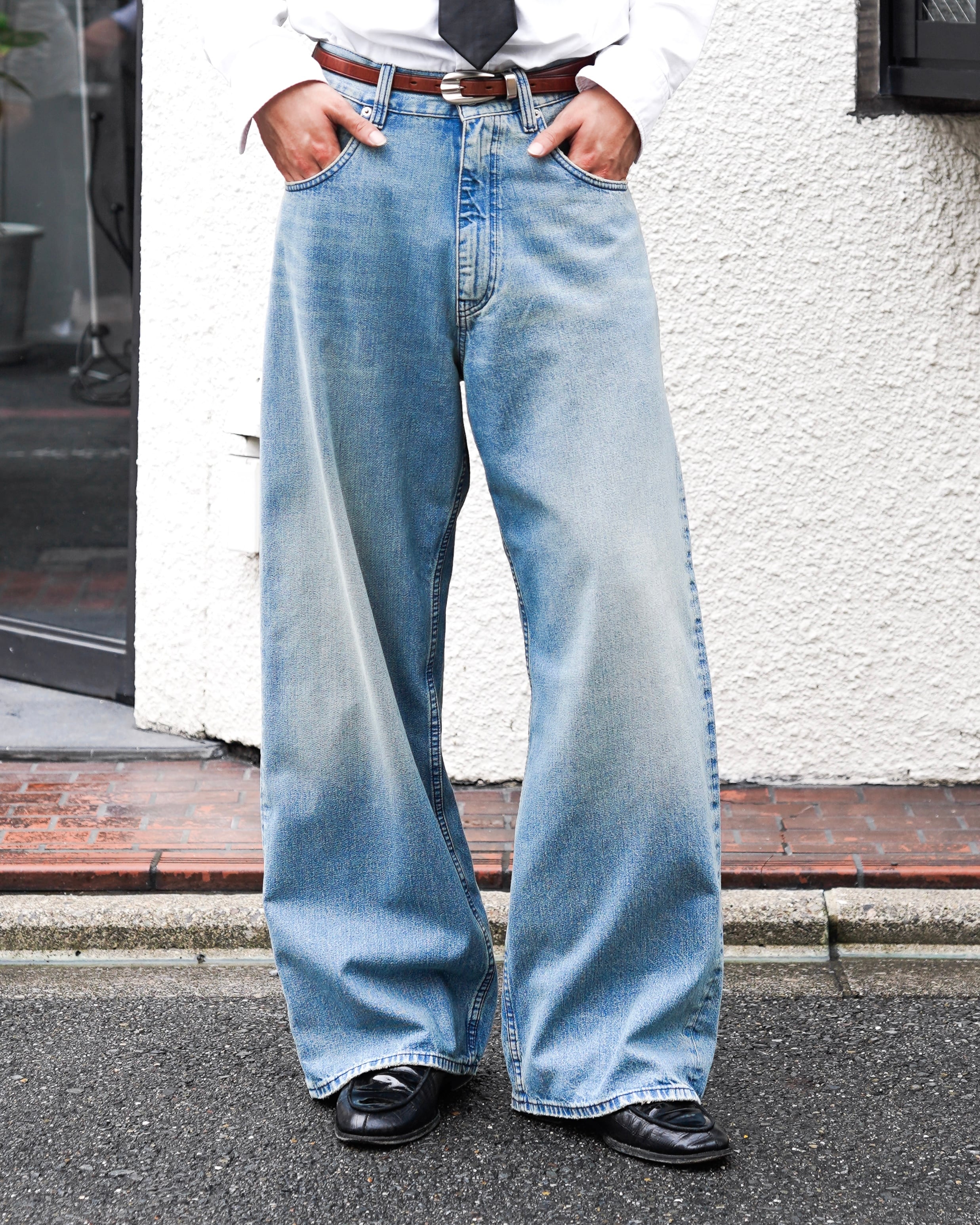 sunflower様 SUNFLOWER TWIST DENIMワイドツイストデニム 32x34