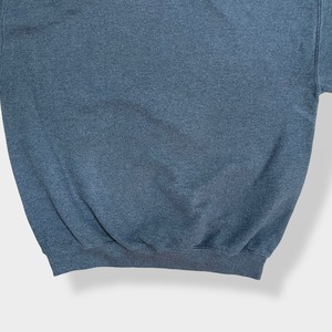 【MV SPORT】カレッジ アーチロゴ Syracuse University Orange シラキュース大学 バスケットボール プリント スウェット トレーナー プルオーバー ダークグレー M US古着