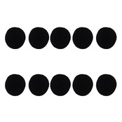 交換用イヤーパッド イヤークッション 35mm MDR-Q55 MDR-Q21LP対応 10個セット 黒 Gen