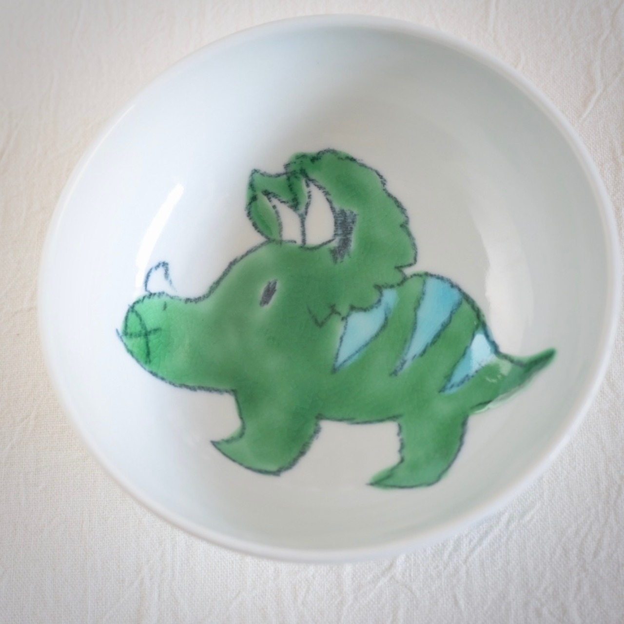 村田菜穂美作 ボウル 小 「恐竜」