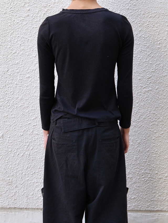 【BURBERRY】logo print long sleeve top