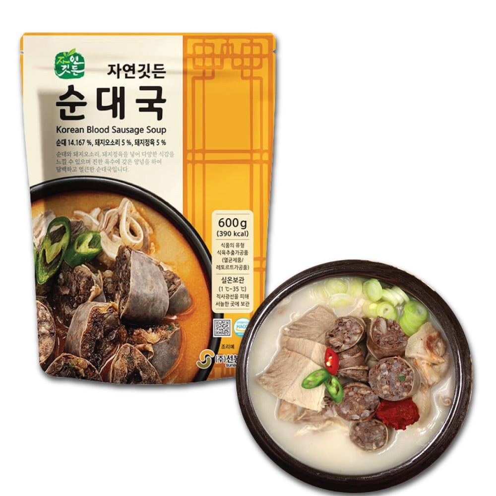 ソンボン スンデグックスープ600g / 韓国 本場の味 レトルト SESE 手軽