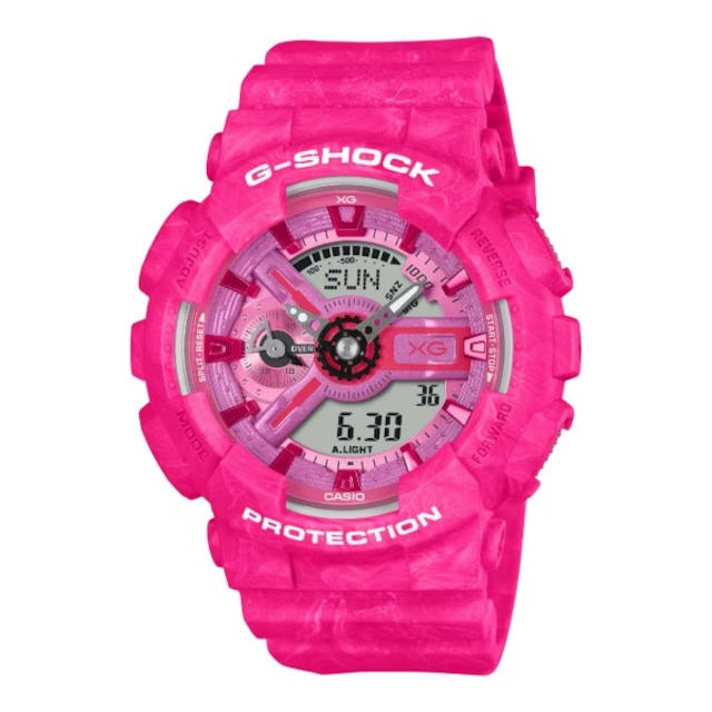 国内正規品 CASIO G-SHOCK カシオ Gショック アナデジ XGコラボ ショックレジスト ユニセックス腕時計 GMA-S110XG-4AJR