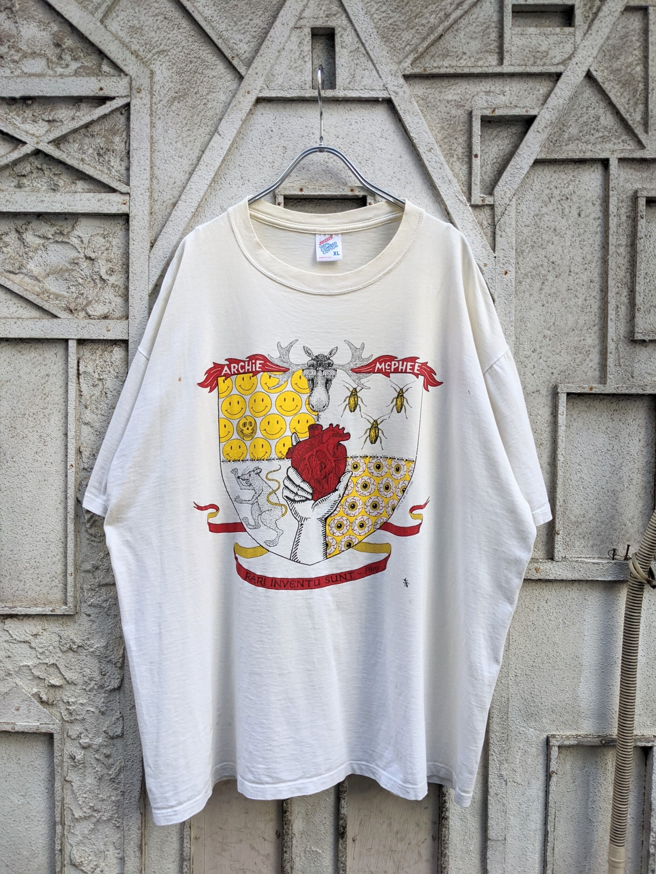 "ARCHIE MCPHEE" special print tee vintage