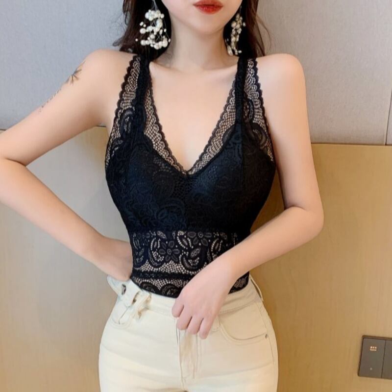 サマーレースVネックロングショートレディース 夏物 ハンチェンe46678878719