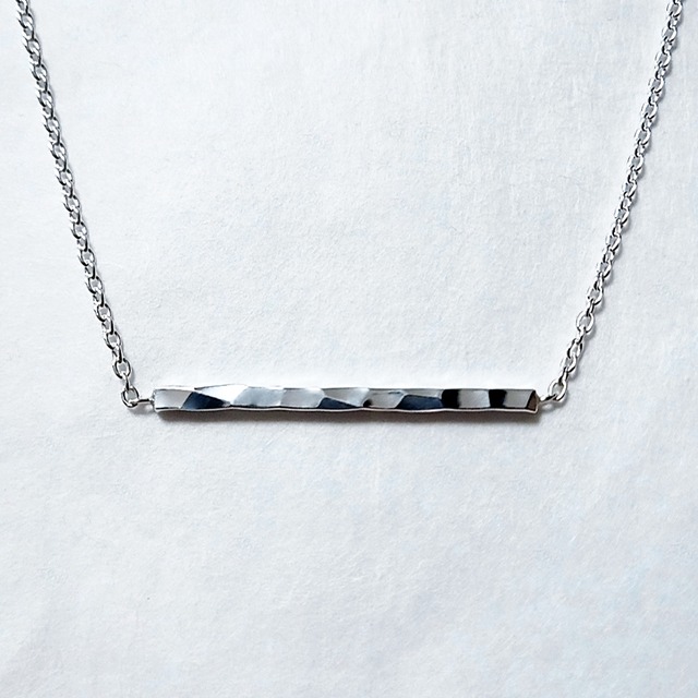 <鎚目> choker - pure silver