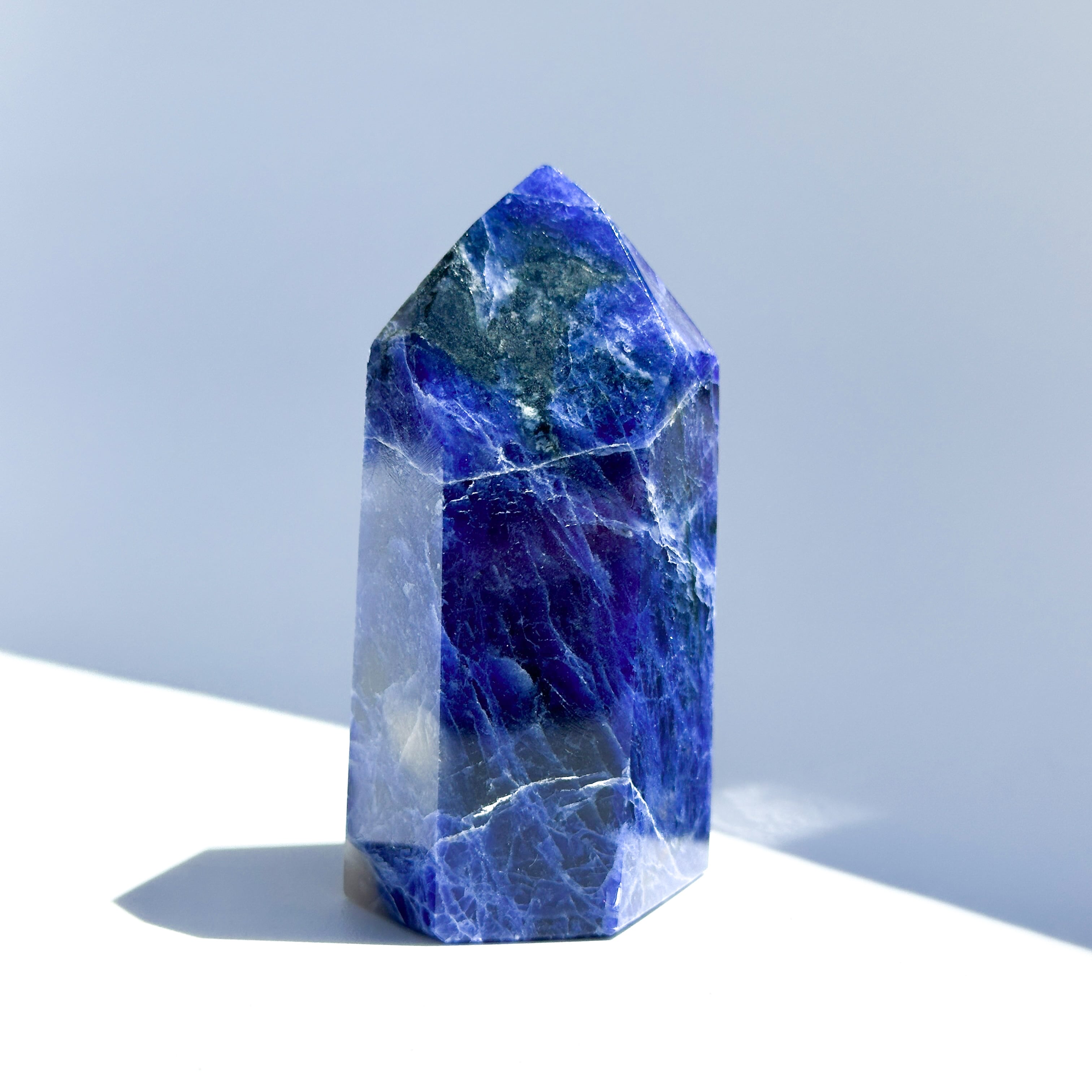 インペリアルソーダライト タワー 73◇ Imperial Sodalite ◇パワーストーン・天然石・鉱物・インテリア