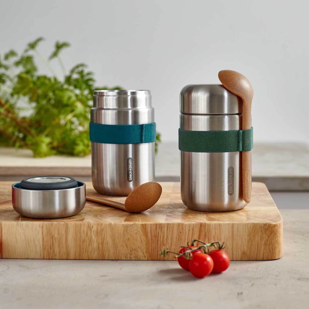 <OUTLET / 箱不良>【フードジャー(スープジャー)保温保冷機能付き】Black+Blum ブラックブルム 公式輸入代理店|ステンレス製ランチシリーズ|ロンドン発