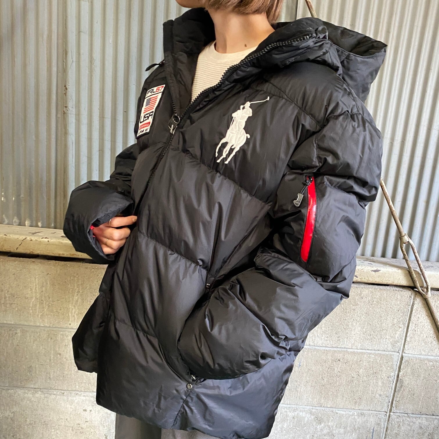 ラルフローレン ビッグポニー ダウンジャケット 90 （最高デザイン  