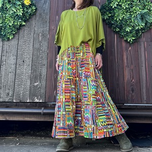 アフリカンボリューミースカート