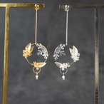 【冬限定】柊の雪飾り -Silver- | ピアス / イヤリング