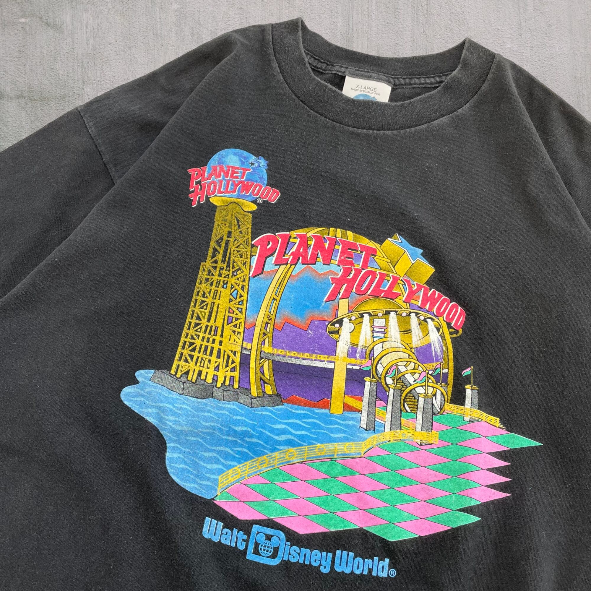 90s made in USA , Planet Hollywood & Disney T-shirt | BaA
