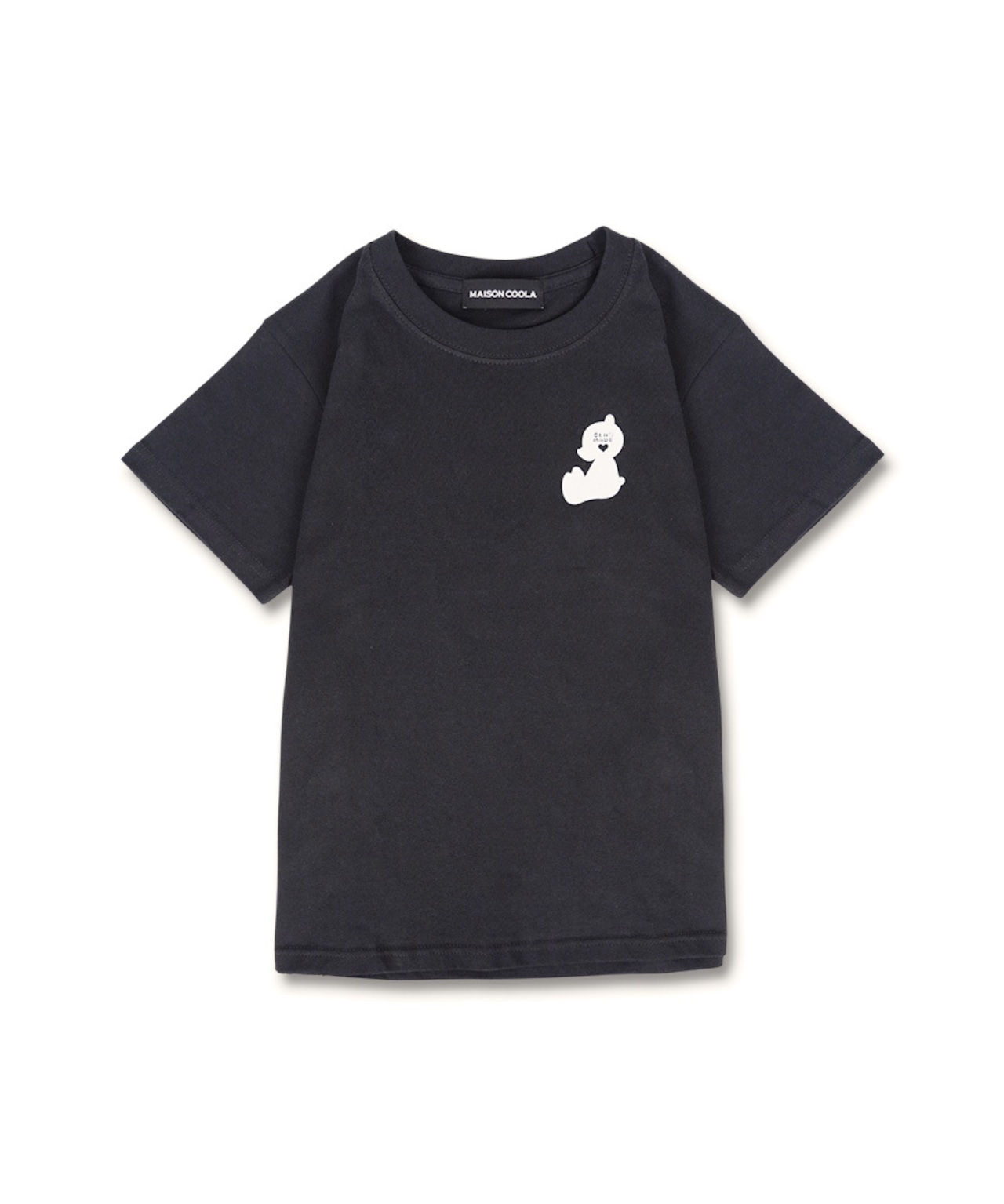 COOLAミニベアープリントコンパクトTシャツ (BLACK) CQ-48098