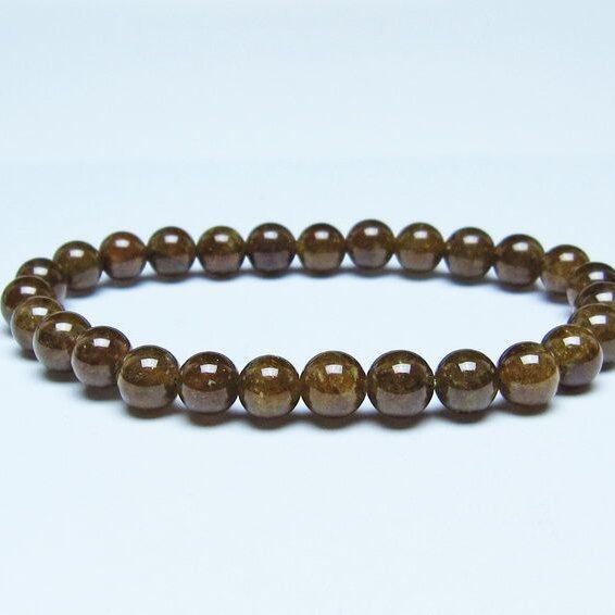 ツァボライト ブレスレット 7mm 一点物 メール便可 111-49733