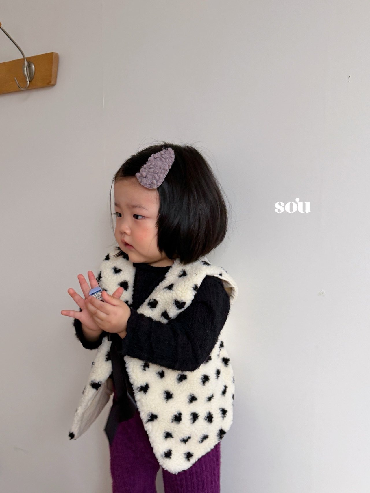 SO U［取寄］heart dumble vest 26winter
