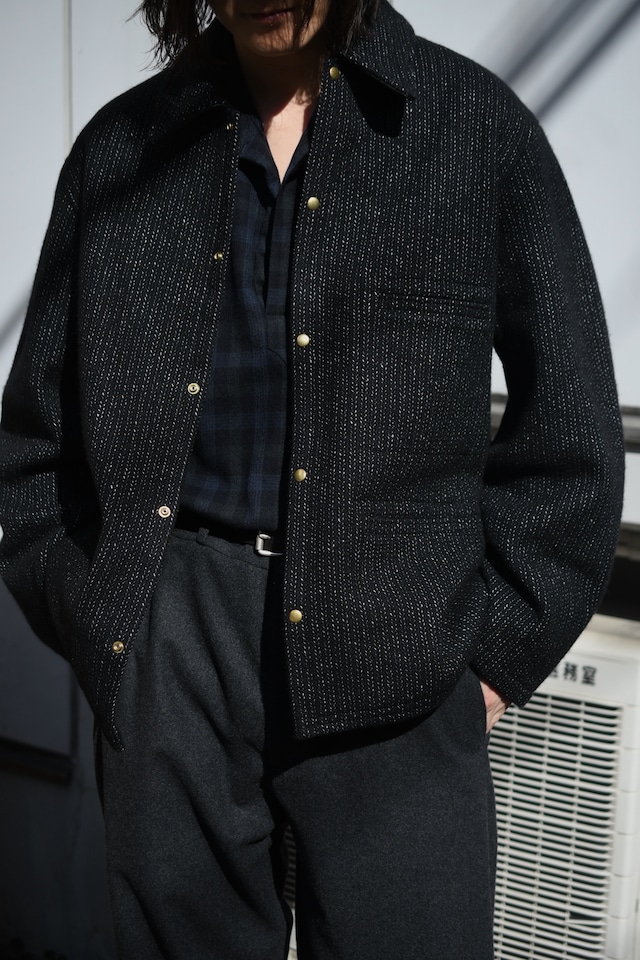 A.PRESSE / Cashmere Beach Cloth Jacket (Navy)