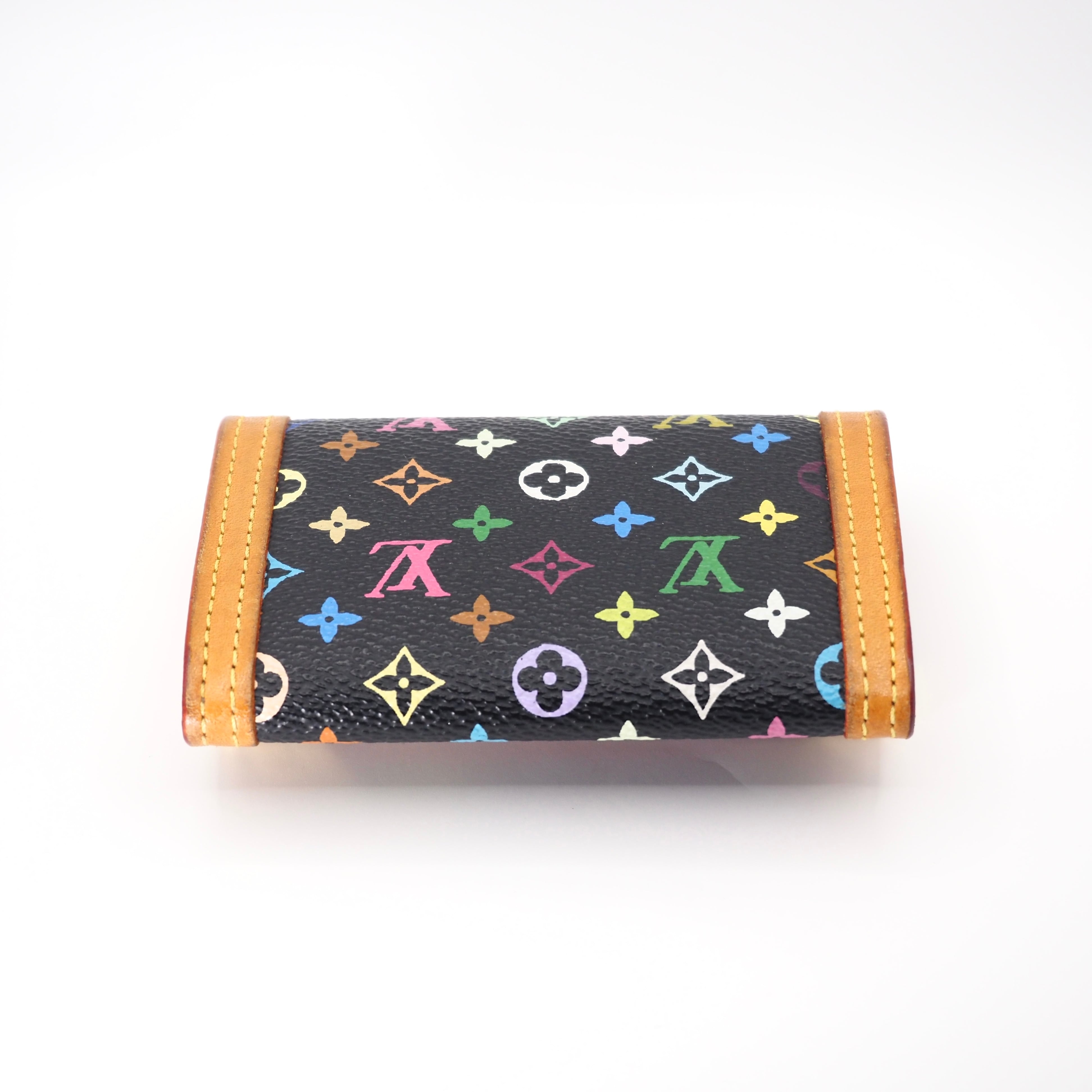 LOUIS VUITTON モノグラムマルチカラー ポルトモネ・プラ 財布 ルイ