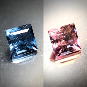 神秘的なベキリーブルー 0.15ct 天然 カラーチェンジ ガーネット