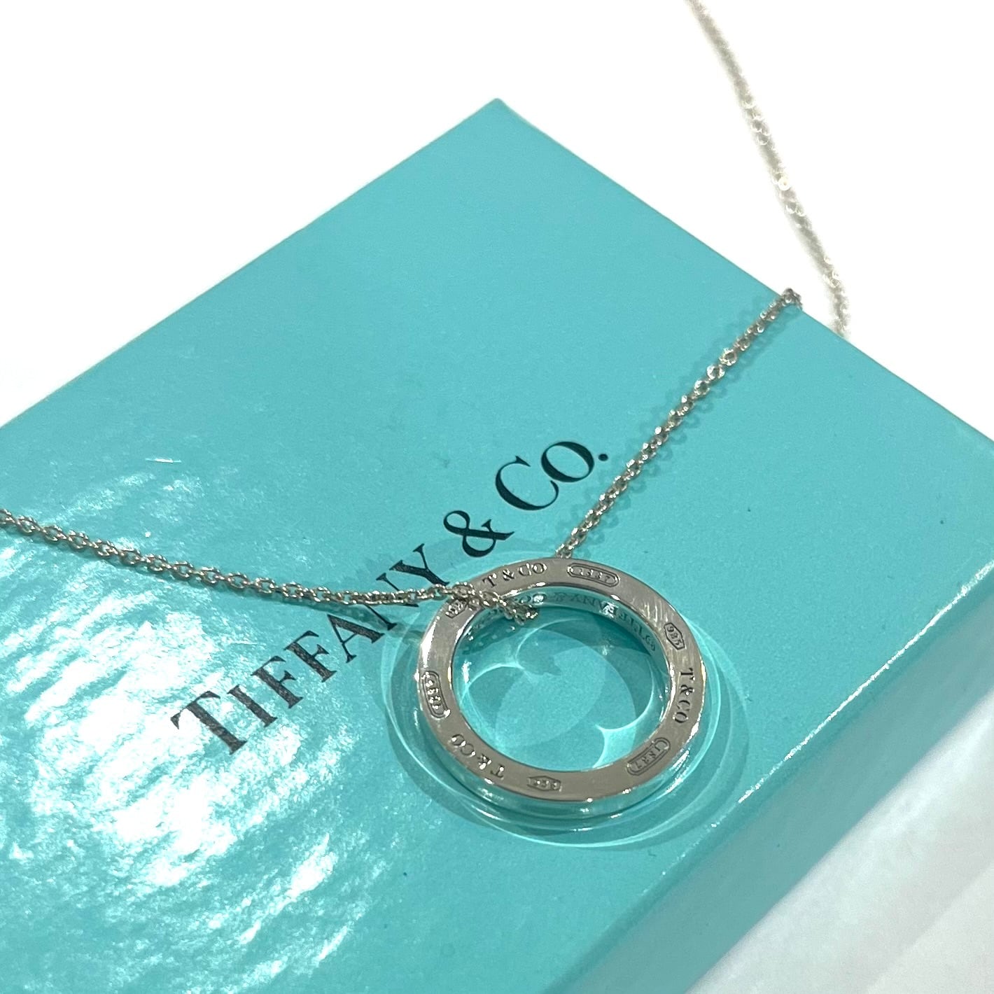 ティファニー　サークル　ネックレス　リング TIFFANY Co SV925 TIFFANY&CO.】2458 1837 ティファニー サークルリング ネックレス