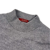 カシミヤ100% LeCENT レセント ニット セーター M/グレー メンズ