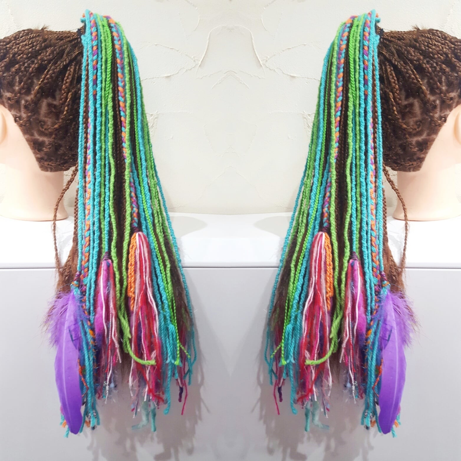 ブレイズヘアアクセサリー☆キッズダンス　Bガール　　⬜100 ブレイズヘアアクセサリー☆キッズダンス Bガール ⬜100