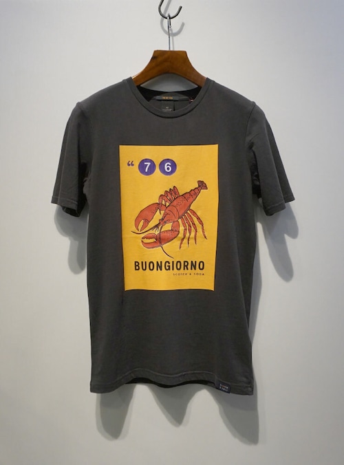 SCOTCH & SODA Lobster Tee ブラック