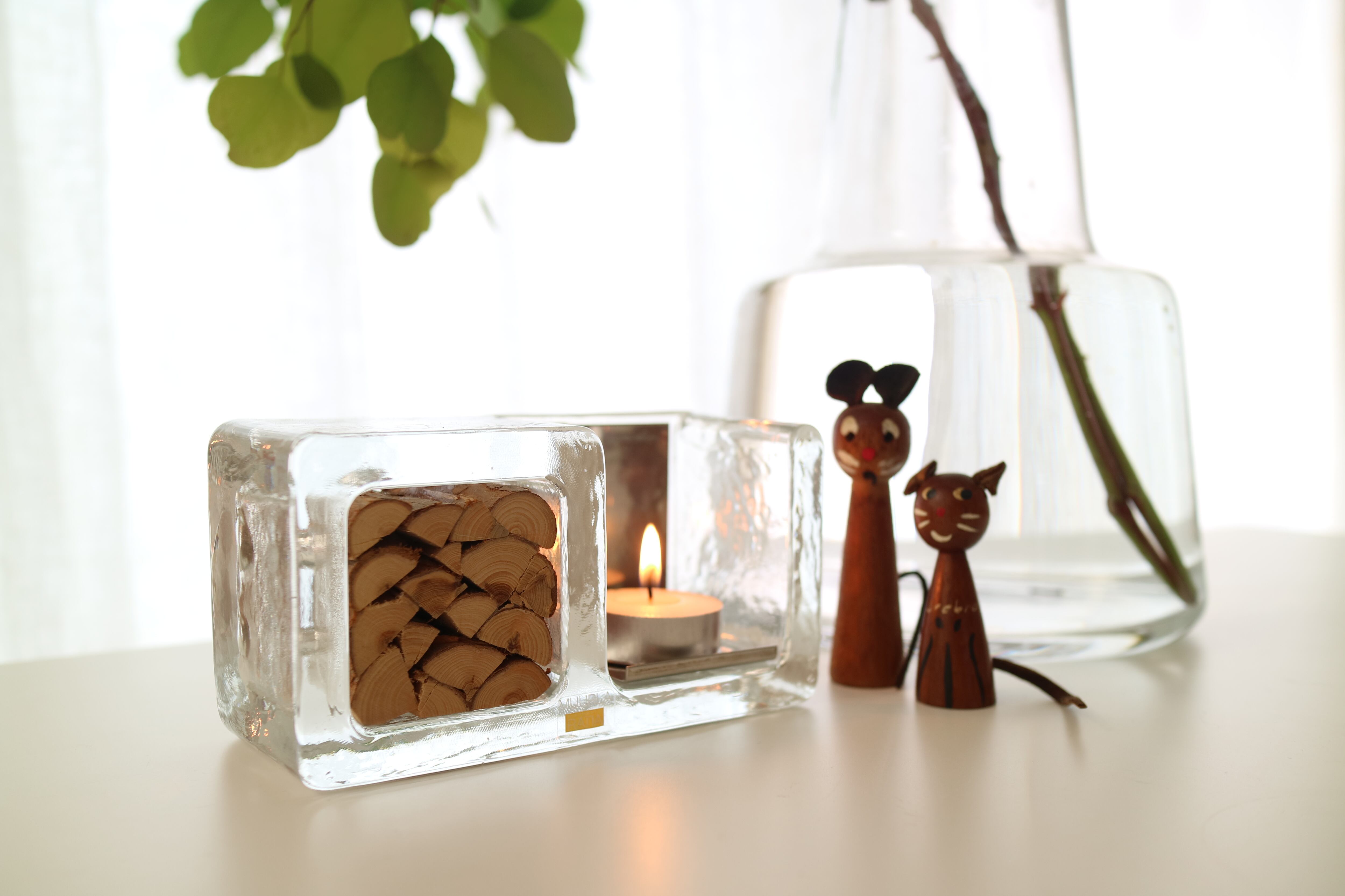 希少　MUURLA ガラスの暖炉の置物 楽天市場】【送料無料】Moomin ムーミン Muurla ムールラ ガラスジャー