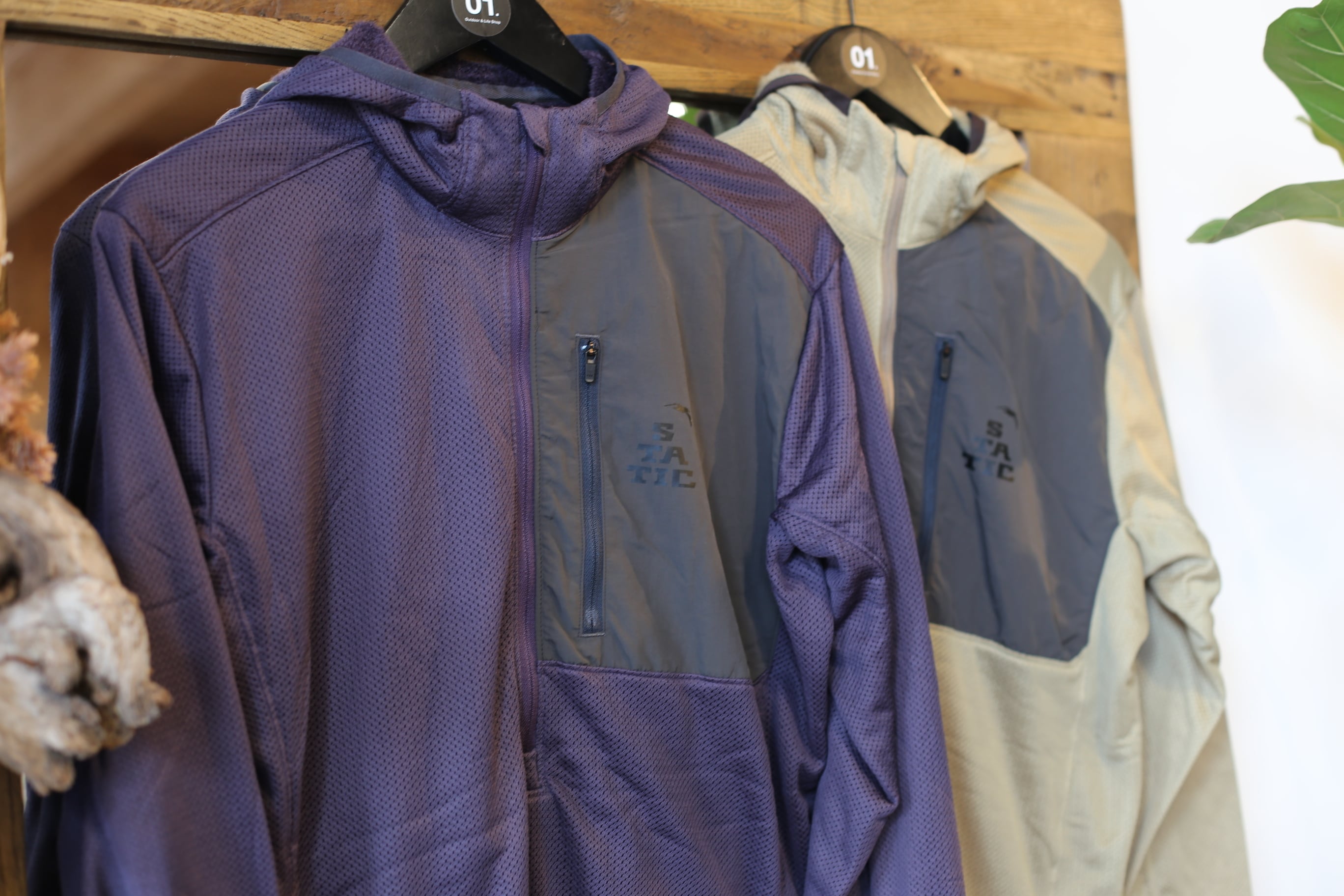 static ADRIFT HALF ZIP HOODY Sugilite 【公式通販】
