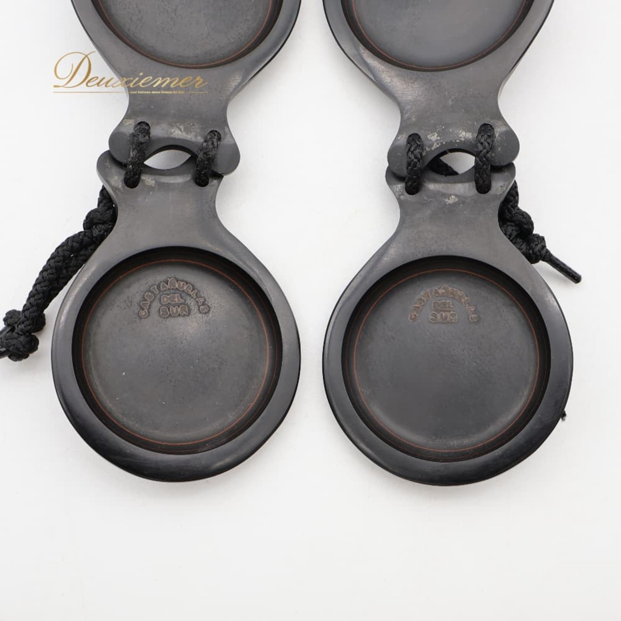 フラメンコ 小物 CASTANUELAS DEL SUR パリージョ カスタネット フィブラ ベテアダ 楽器 小物 ペア 両手 模様 黒 赤 緑 白 ケース ケース付き 練習 レッスン ステージ イベント 艶 光沢 柄 模様 おしゃれ グリーン系 ホワイト系