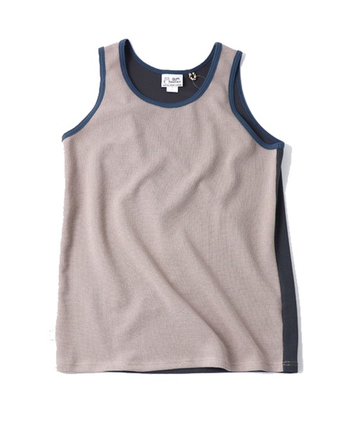 gym master ジムマスター ドライワッフル タンクトップ メンズ 吸水速乾 インナー ノースリーブ ワッフル生地 重ね着 レイヤード 涼しい 春夏 カジュアル G733718