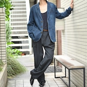 design denim tailored jacket