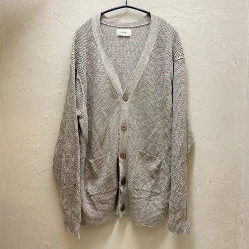 Ernie Palo アーニーパロ Linen Rib Cardigan Beige size48 カーディガン 薄手【代官山12】 |  ブランド古着Brooch powered by BASE