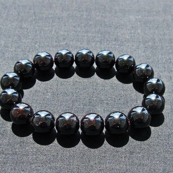 ガーネット ブレスレット 12mm 一点物 メール便可 [M便 1/10] 111-41447