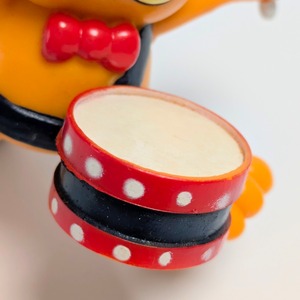 ☆VINTAGE80' 90'☆【 Garfield ( ガーフィールド ) 】 PVCフィギュア ドラム 〚アメリカン雑貨 アメトイ〛