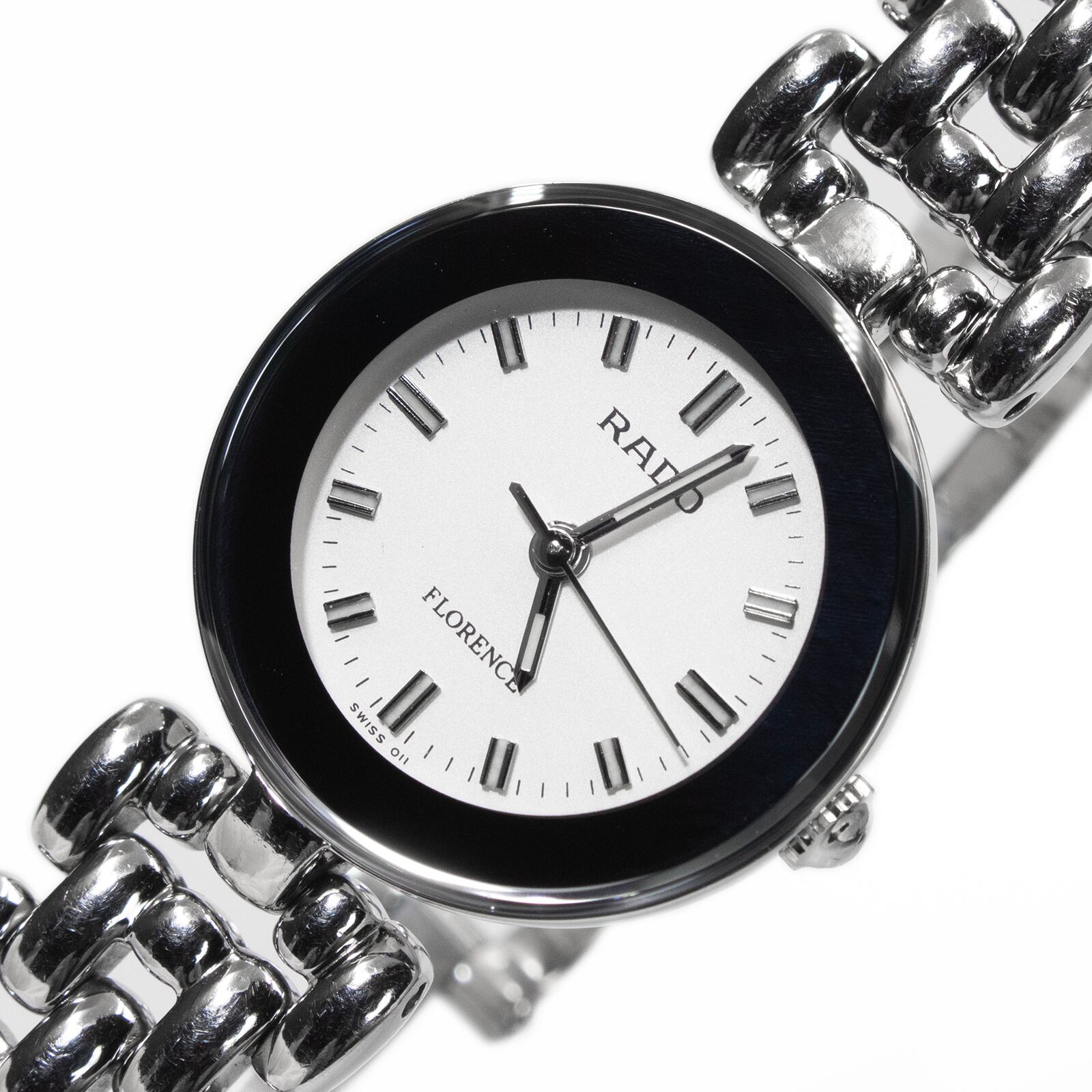 ラドー  フローレンス 腕時計  318.3744.4 レディース  中古 RADO（ラドー） フローレンス レディース 腕時計 318.3744.4 黒