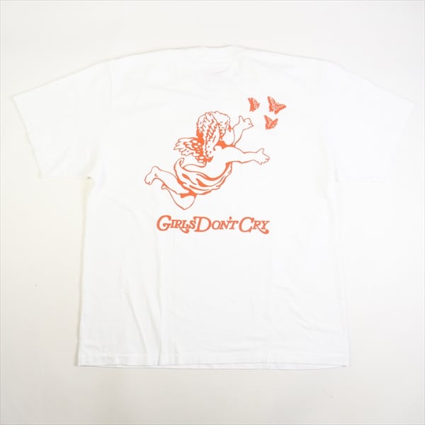 XL　GIRLS DON'T CRY Tシャツ ロゴ　ガールズドントクライ 白