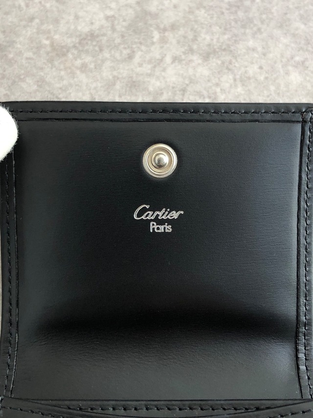 Cartier カルティエ パンテール コインケース ブラック レザー 小銭入れ vintage ヴィンテージ オールド ezjpvn