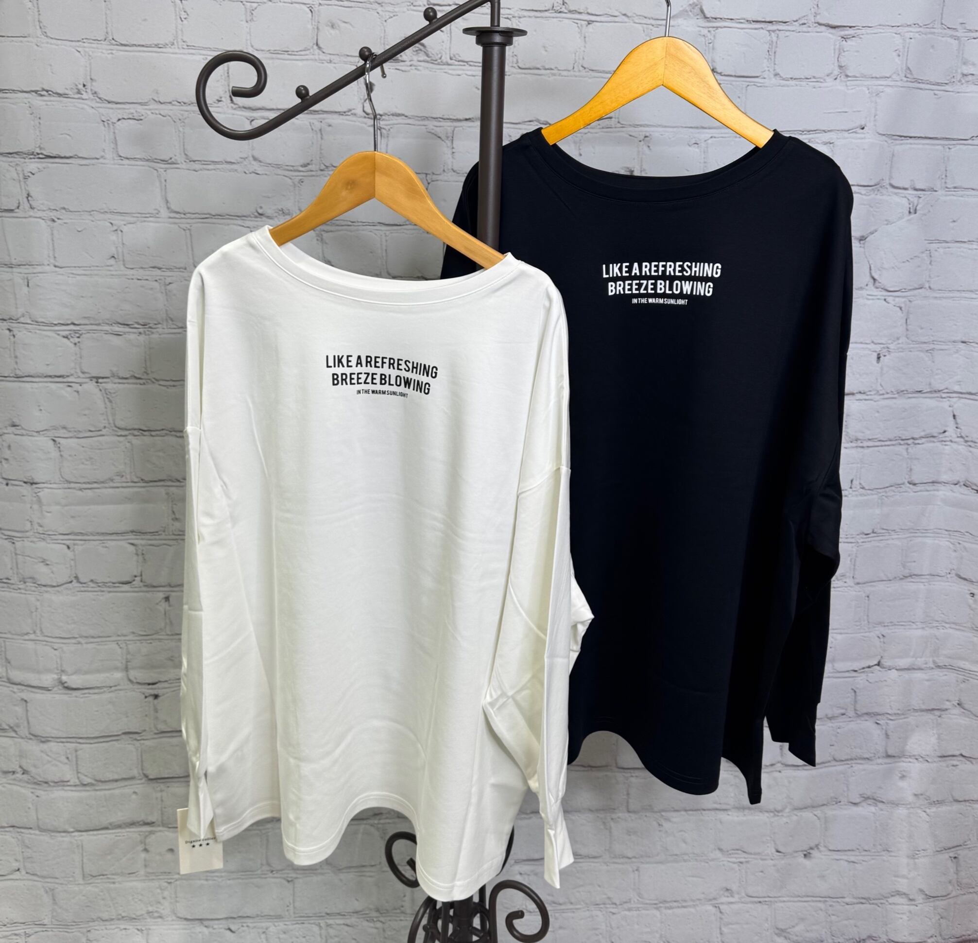 Dignite collier ホワイト Tシャツ SALE！Dignite collier ディニテコリエ 2WAYフォトTシャツ 80256304